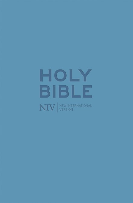 NIV Pocket Cyan Soft-tone Bible with Zip