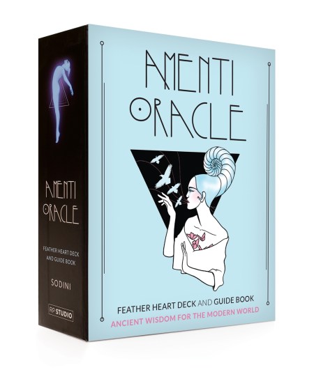 Amenti Oracle Feather Heart Deck and Guide Book