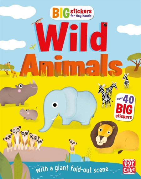 Big Stickers for Tiny Hands: Wild Animals