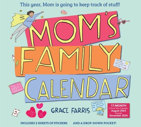 Mom’s Family Wall Calendar 2024