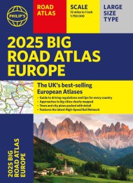 2025 Philip’s Big Road Atlas of Europe