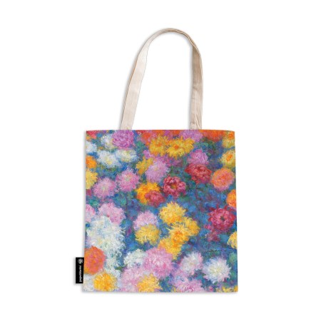 Monet’s Chrysanthemums Canvas Bag