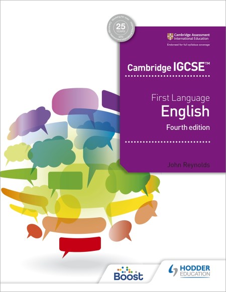 Cambridge IGCSE First Language English 4th edition Boost eBook