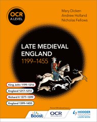 OCR A Level History: Late Medieval England 1199–1455 Boost eBook