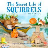 The Secret Life of Squirrels Mini Wall Calendar 2025