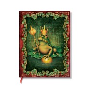 The Brothers Grimm, Frog Prince (Fairy Tale Collection) Midi Lined Hardback Journal (Elastic Band Closure)