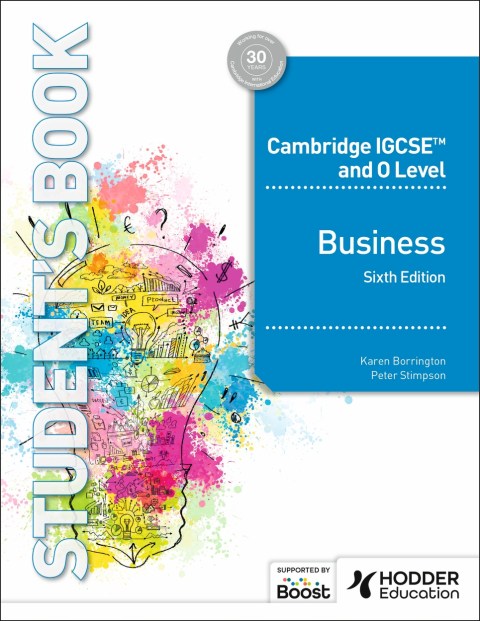 Cambridge IGCSE and O Level Business Sixth Edition