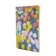 Monet’s Chrysanthemums A4 Lined Cahier