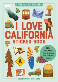 I Love California Sticker Book